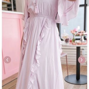 EUC Ivy City Co “As You Wish” Dress in Lilac Lavender L